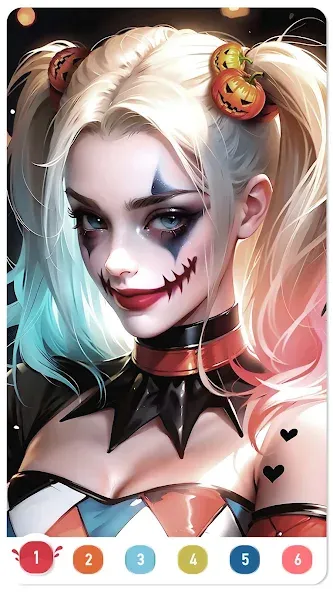 Скачать взлом Clown Color, Paint by number  [МОД Меню] — стабильная версия apk на Андроид screen 2