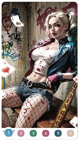 Скачать взлом Clown Color, Paint by number  [МОД Меню] — стабильная версия apk на Андроид screen 5