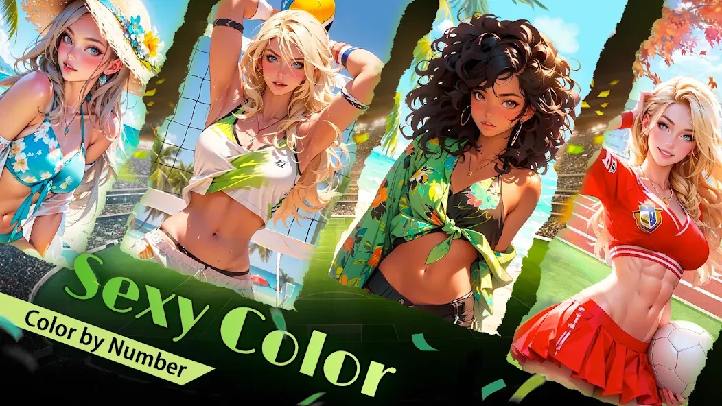 Взломанная Adult Sexy Coloring Games  [МОД Бесконечные деньги] — стабильная версия apk на Андроид screen 3