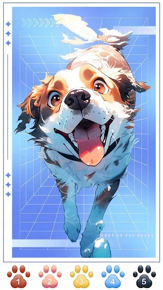 Скачать взлом Dog Coloring, Color by number  [МОД Unlocked] — стабильная версия apk на Андроид screen 1