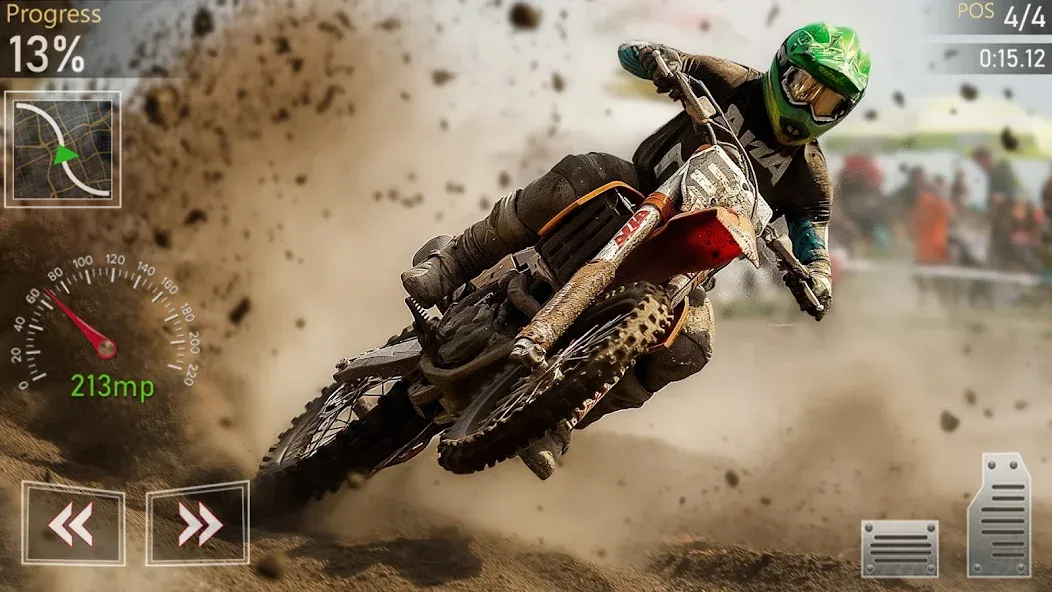 Скачать взлом Motocross MX Dirt Bike Games  [МОД Mega Pack] — полная версия apk на Андроид screen 2