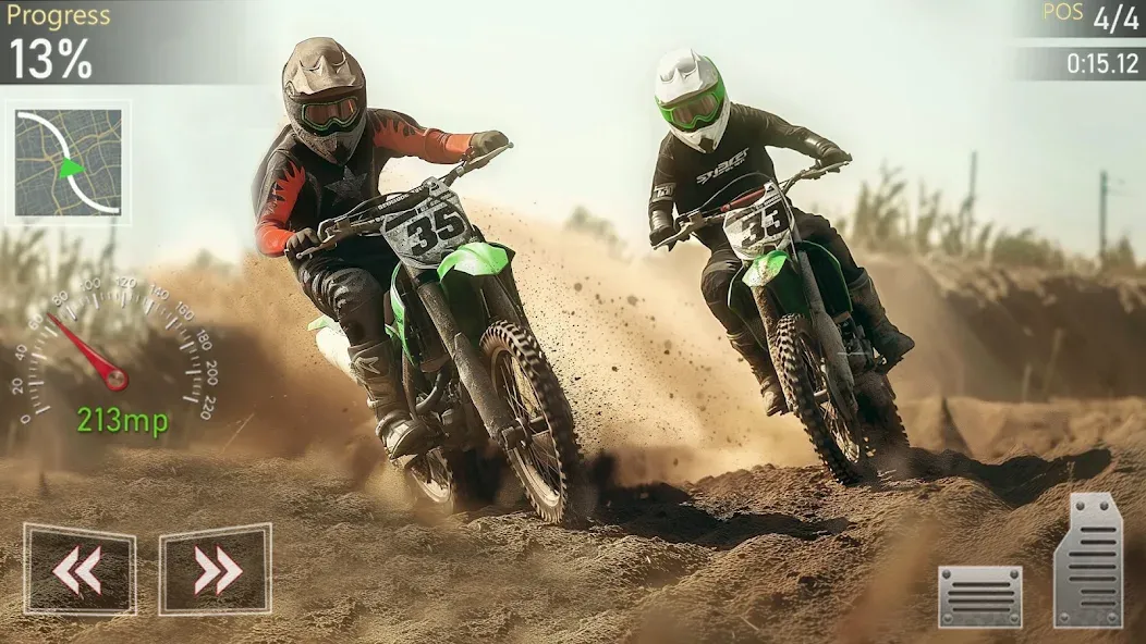 Скачать взлом Motocross MX Dirt Bike Games  [МОД Mega Pack] — полная версия apk на Андроид screen 4