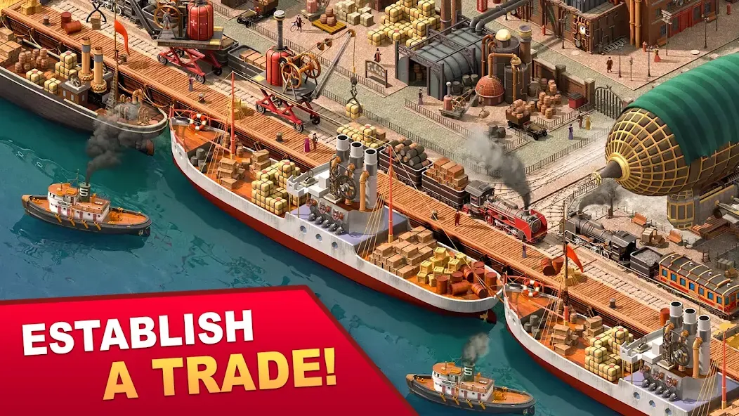 Взлом Steam City: Town building game (Стим Сити)  [МОД Много денег] — последняя версия apk на Андроид screen 5