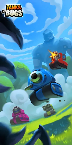 Скачать взлом Tanks vs Bugs (Танки против жуков)  [МОД Unlimited Money] — последняя версия apk на Андроид screen 1