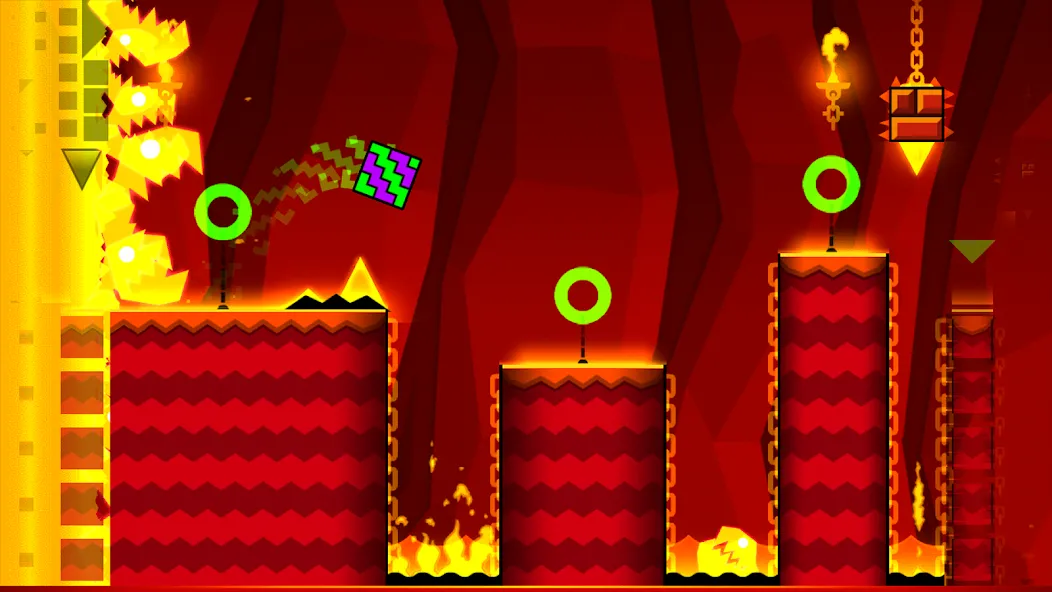 Взломанная Geometry Dash Meltdown (Геометрия Дэш Мелтдаун)  [МОД Меню] — полная версия apk на Андроид screen 2