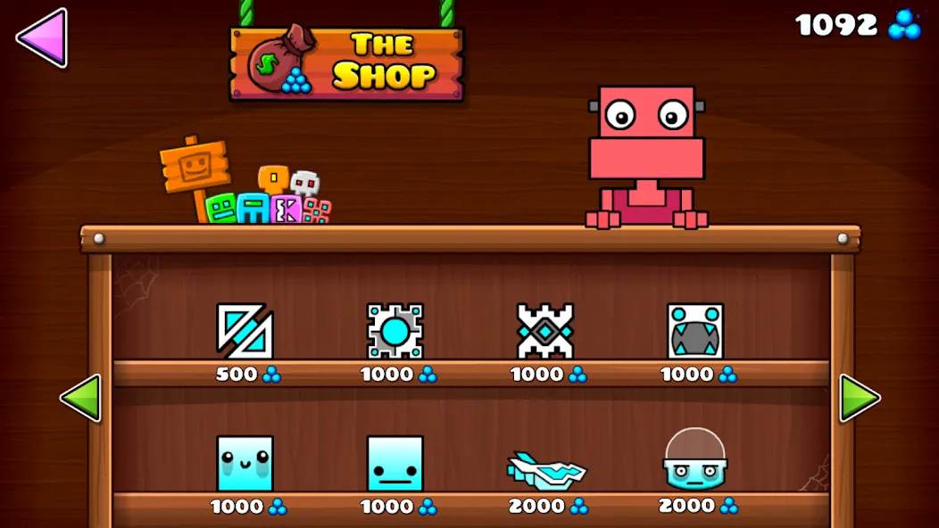 Скачать взлом Geometry Dash World (Геометри Дэш Ворлд)  [МОД Меню] — последняя версия apk на Андроид screen 3