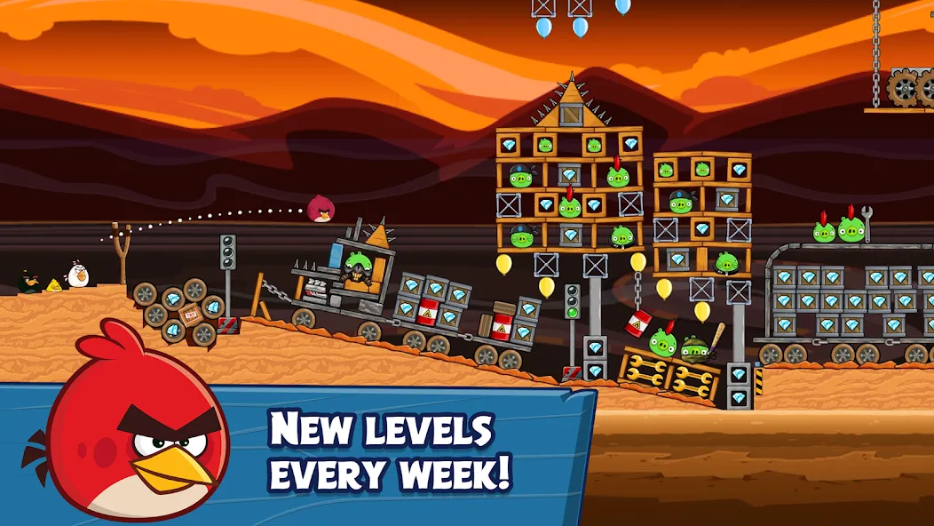 Скачать взломанную Angry Birds Friends (Энгри Брдс Френдс)  [МОД Unlimited Money] — стабильная версия apk на Андроид screen 2