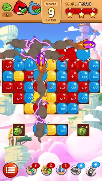 Скачать взлом Angry Birds Blast (Энгри Бердс Бласт)  [МОД Unlimited Money] — последняя версия apk на Андроид screen 2