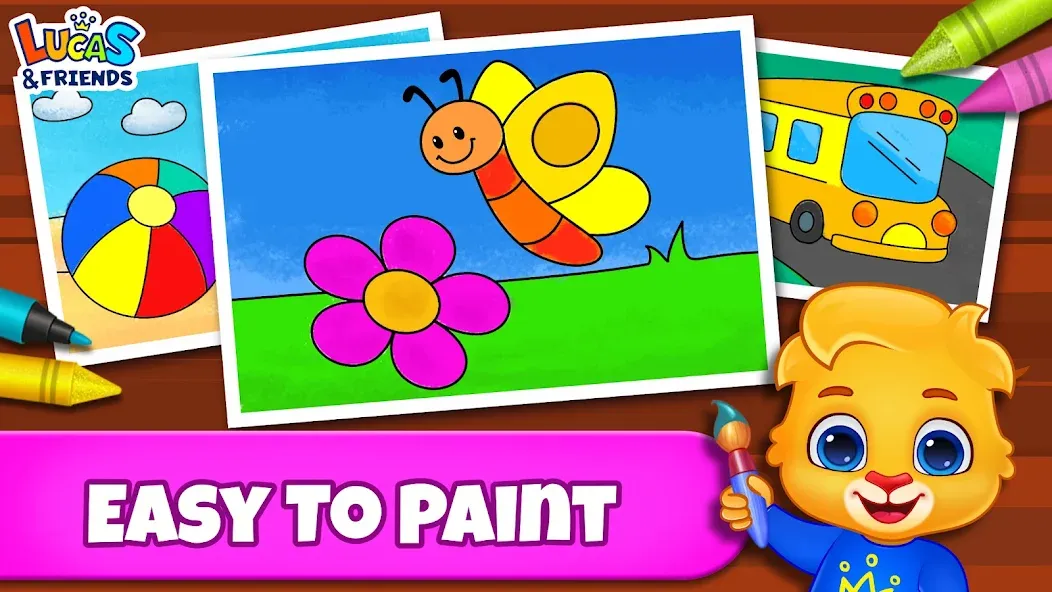 Скачать взломанную Coloring Games: Color & Paint  [МОД Много денег] — последняя версия apk на Андроид screen 1