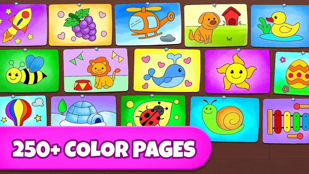 Скачать взломанную Coloring Games: Color & Paint  [МОД Много денег] — последняя версия apk на Андроид screen 4