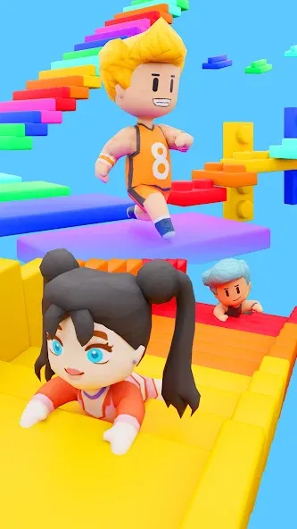 Взлом Fall Party.io: Match Race  [МОД Menu] — полная версия apk на Андроид screen 3