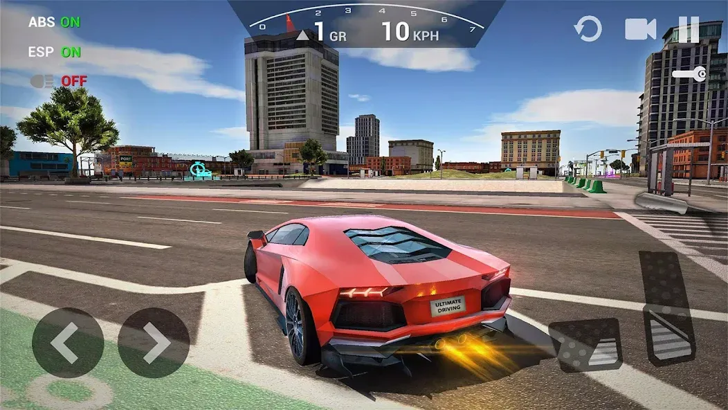 Скачать взломанную Ultimate Car Driving Simulator (Ультимейт Кар Драйвинг Симулятор)  [МОД Много монет] — стабильная версия apk на Андроид screen 1