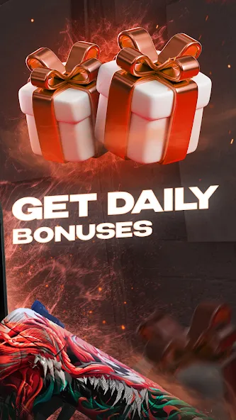 Скачать взломанную Skins Farm — Golds and Skins (Скинс Фарм)  [МОД Menu] — последняя версия apk на Андроид screen 5