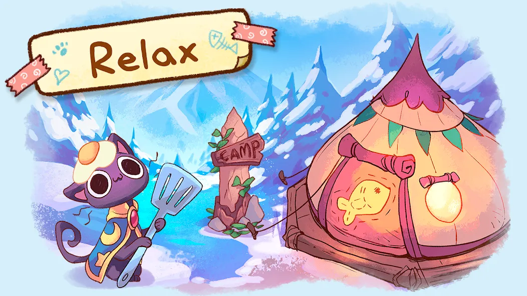 Скачать взломанную Campfire Cat Cafe (Кэмпфайр Кэт Кафе)  [МОД Mega Pack] — стабильная версия apk на Андроид screen 5