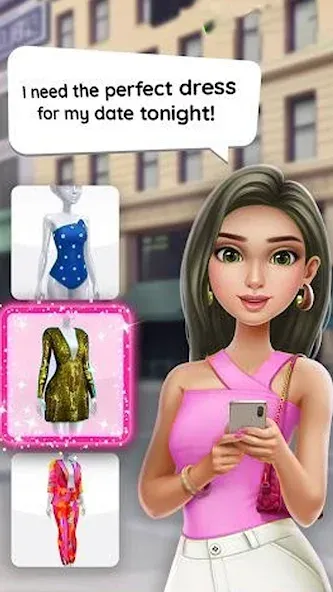 Скачать взломанную Fashion Makeover Stylist Game  [МОД Menu] — последняя версия apk на Андроид screen 3