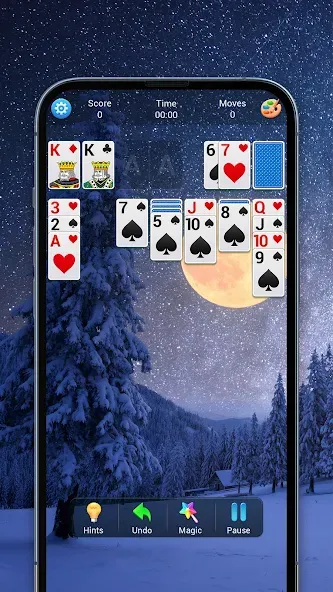 Скачать взломанную Solitaire, Klondike Card Games  [МОД Много денег] — полная версия apk на Андроид screen 3