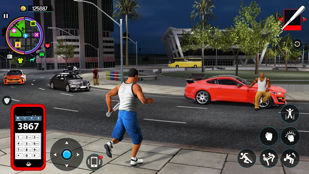 Взломанная Gangster Mafia City Crime Game  [МОД Unlocked] — полная версия apk на Андроид screen 2