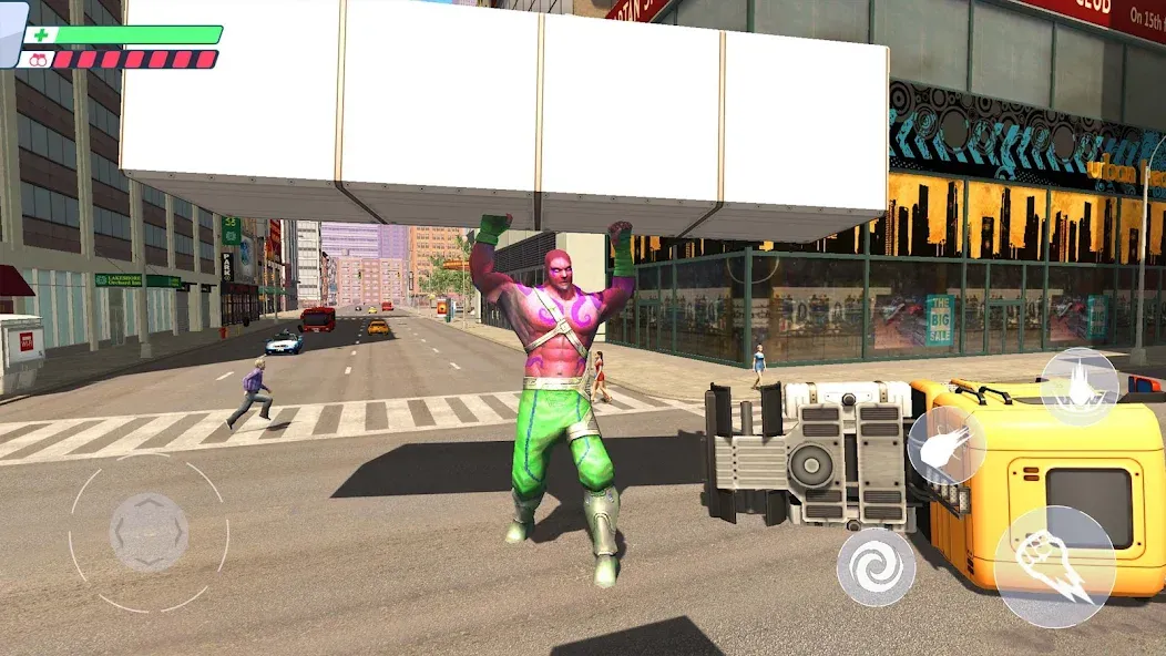 Скачать взлом Super City Heroes:Super Battle (упер Герои Города)  [МОД Menu] — последняя версия apk на Андроид screen 2