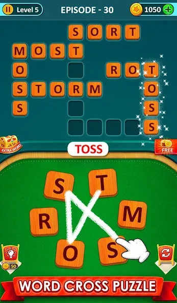 Взломанная Word Game 2024 — Word Connect (Ворд Гейм 2023)  [МОД Все открыто] — полная версия apk на Андроид screen 5