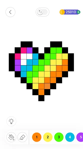 Взломанная Color by Number：Coloring Games (Цвет по номерам)  [МОД Menu] — полная версия apk на Андроид screen 4