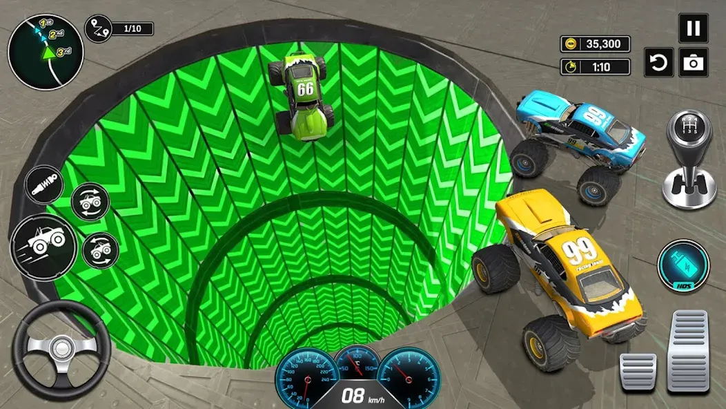 Взломанная Monster Truck Games- Car Games  [МОД Бесконечные деньги] — стабильная версия apk на Андроид screen 5