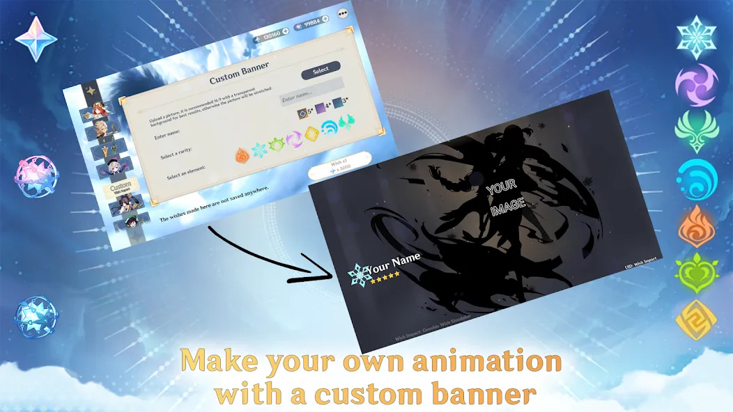 Скачать взлом Wish Impact: Genshin Wish Sim (Уиш Импакт)  [МОД Unlimited Money] — полная версия apk на Андроид screen 3