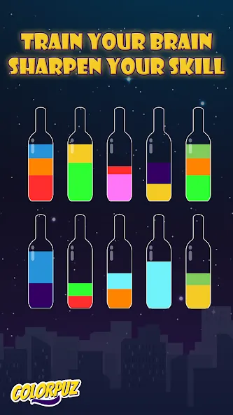 Взлом Colorpuz — Water Sort Puzzle (Колорпаз)  [МОД Много монет] — стабильная версия apk на Андроид screen 2