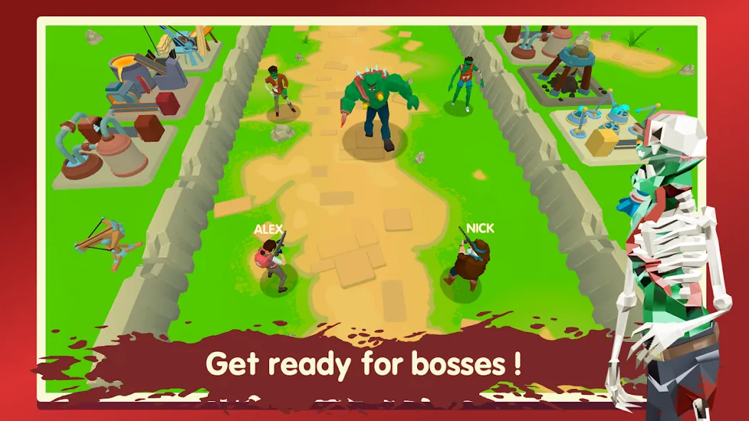 Взломанная Two Guys & Zombies 3D: Online  [МОД Unlimited Money] — полная версия apk на Андроид screen 4