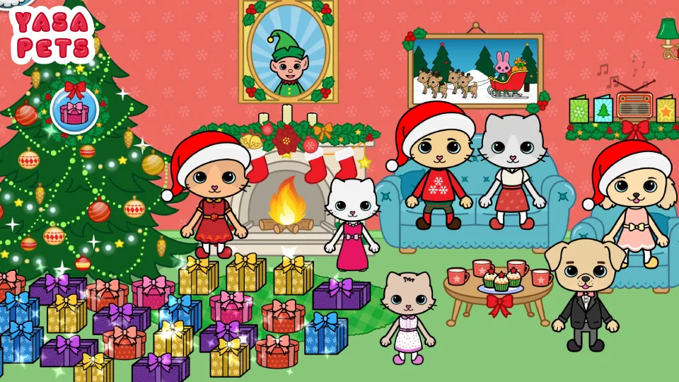Скачать взлом Yasa Pets Christmas (Яса Петс Кристмас)  [МОД Unlocked] — полная версия apk на Андроид screen 3