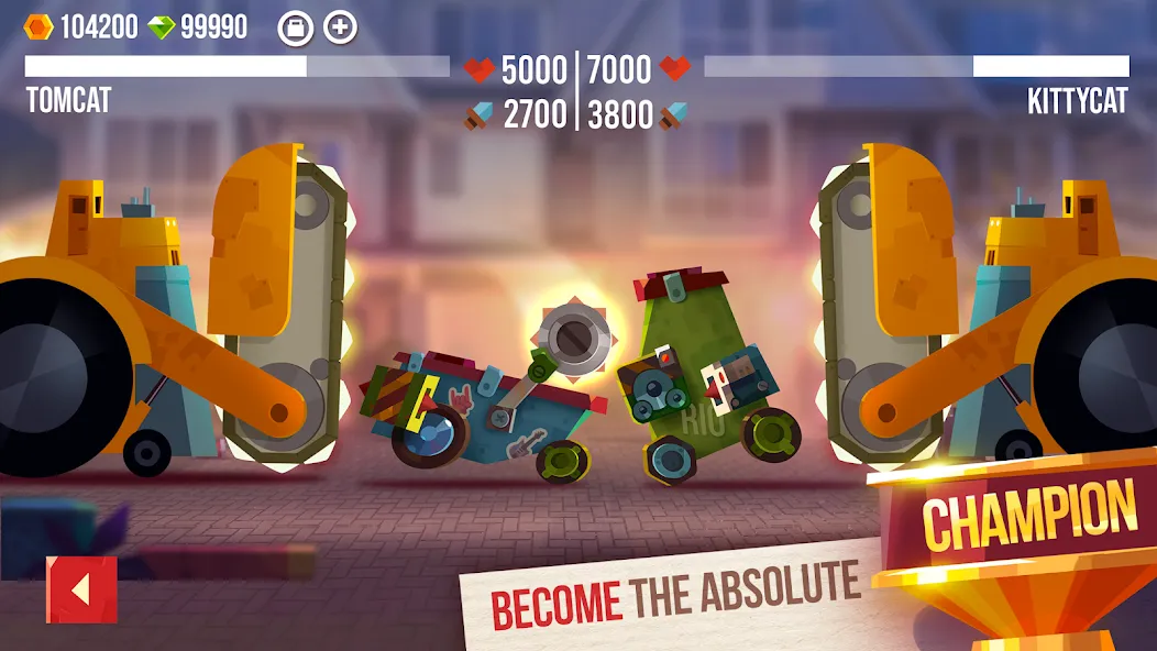 Взломанная CATS: Crash Arena Turbo Stars (Кэтс)  [МОД Меню] — полная версия apk на Андроид screen 5