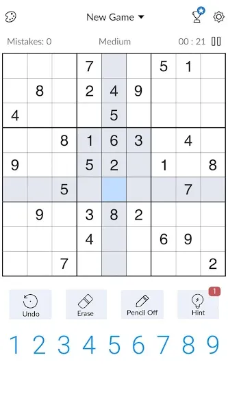 Скачать взломанную Sudoku — Classic Sudoku Puzzle  [МОД Unlocked] — последняя версия apk на Андроид screen 3