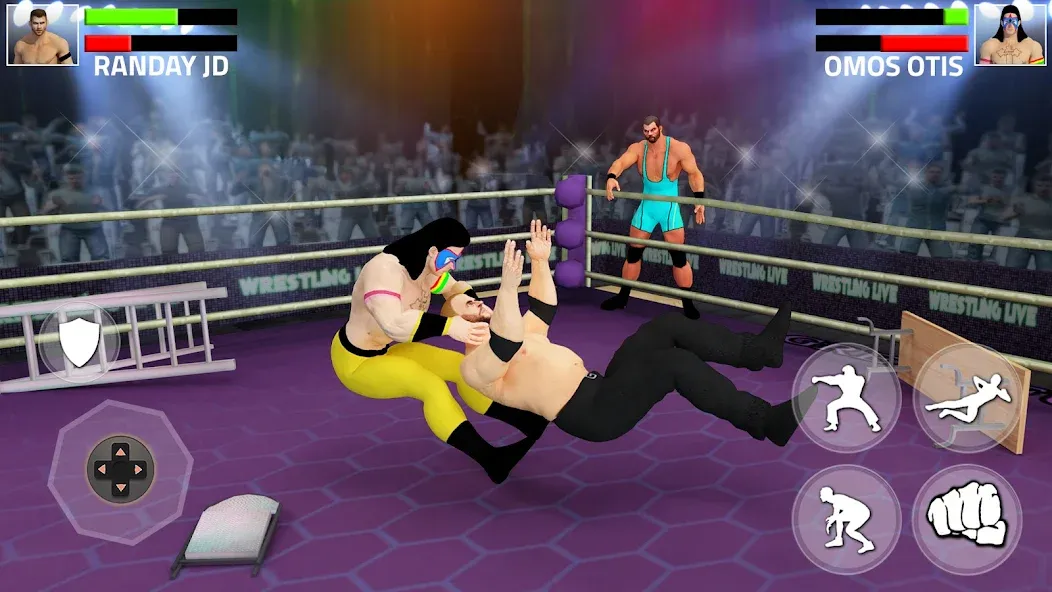 Скачать взломанную Tag Team Wrestling Game (Таг Тим Реслинг Гейм)  [МОД Unlimited Money] — последняя версия apk на Андроид screen 4