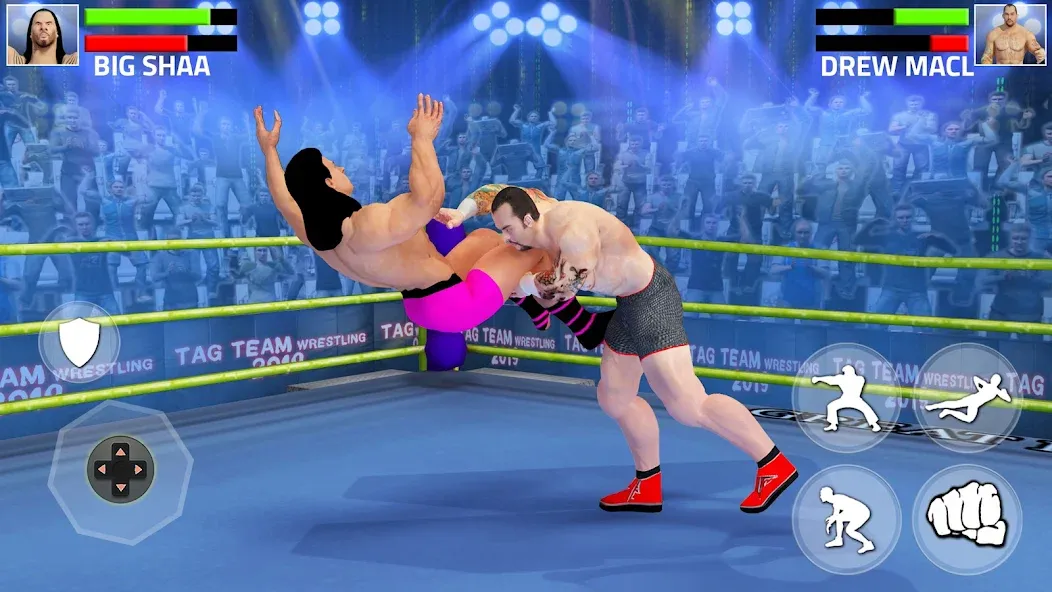 Скачать взломанную Tag Team Wrestling Game (Таг Тим Реслинг Гейм)  [МОД Unlimited Money] — последняя версия apk на Андроид screen 5