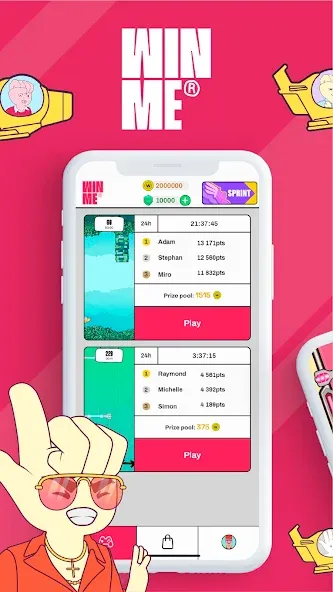 Скачать взлом Win Me (Вин Ми)  [МОД Много денег] — последняя версия apk на Андроид screen 1