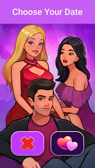 Скачать взлом LUV: Anime Girls Adult Game XX (ЛЮВ)  [МОД Бесконечные деньги] — стабильная версия apk на Андроид screen 5