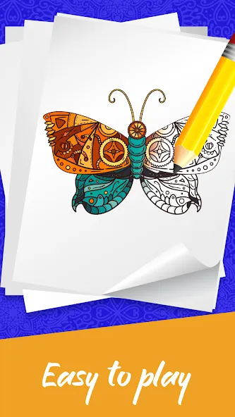 Скачать взлом Mandala Coloring Book Game (Мандала Книга раскрасок  Игра)  [МОД Все открыто] — полная версия apk на Андроид screen 2