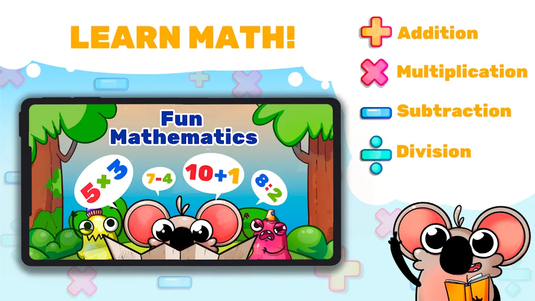 Скачать взлом Fun Math Facts: Games for Kids  [МОД Много денег] — последняя версия apk на Андроид screen 1