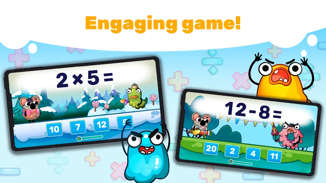 Скачать взлом Fun Math Facts: Games for Kids  [МОД Много денег] — последняя версия apk на Андроид screen 2
