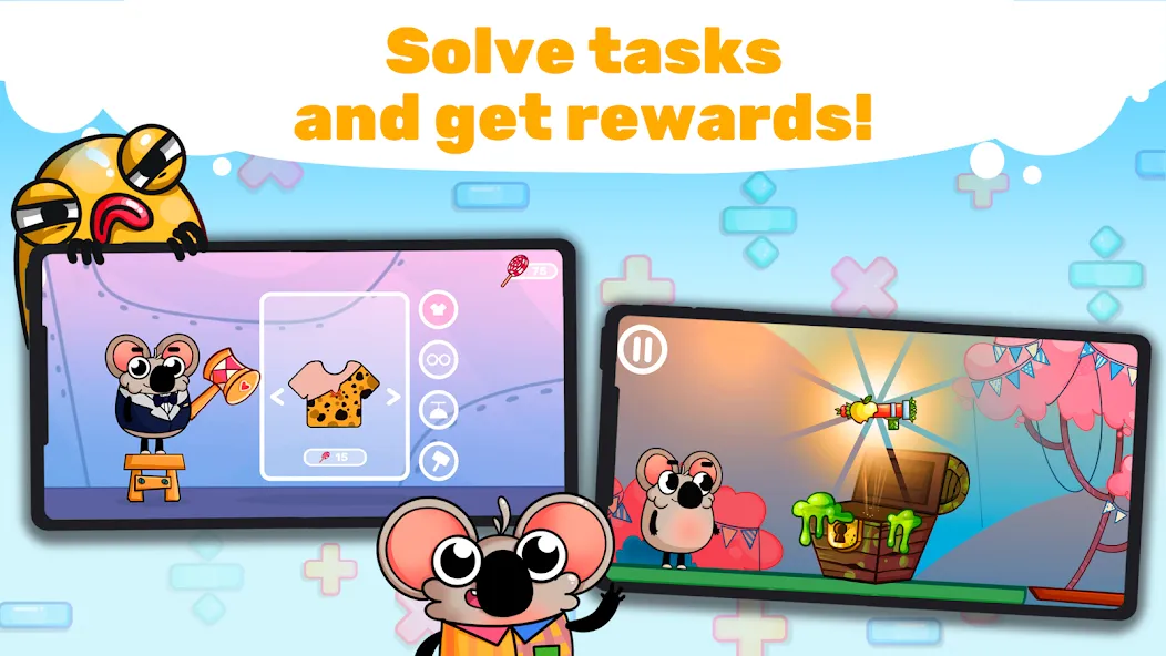Скачать взлом Fun Math Facts: Games for Kids  [МОД Много денег] — последняя версия apk на Андроид screen 4