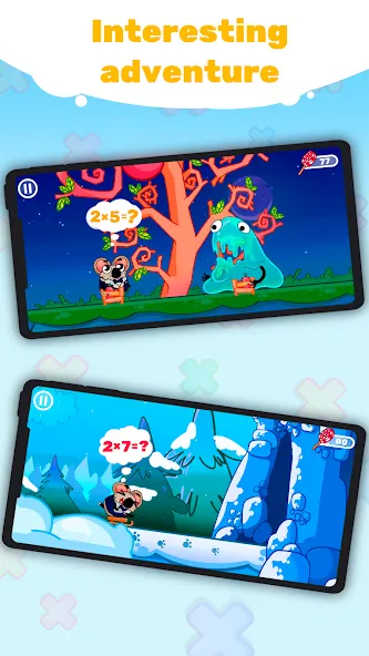 Скачать взлом Multiplication Games For Kids.  [МОД Меню] — последняя версия apk на Андроид screen 5