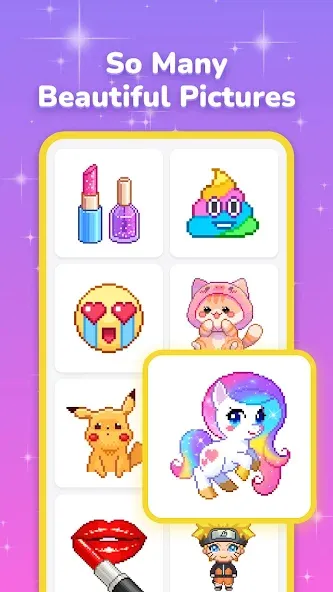 Взлом Pixel Coloring-Color by number  [МОД Unlocked] — полная версия apk на Андроид screen 1