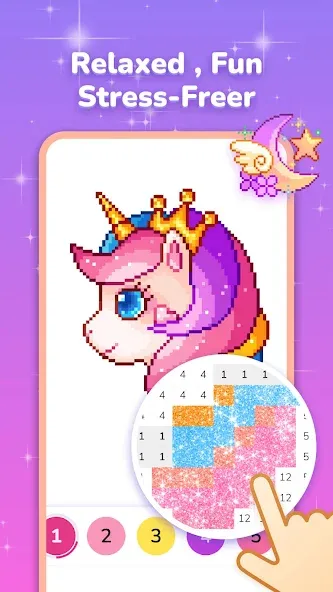 Взлом Pixel Coloring-Color by number  [МОД Unlocked] — полная версия apk на Андроид screen 3