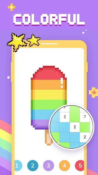 Скачать взломанную Paint by Number — Pixel Art  [МОД Menu] — последняя версия apk на Андроид screen 1