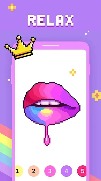 Скачать взломанную Paint by Number — Pixel Art  [МОД Menu] — последняя версия apk на Андроид screen 4