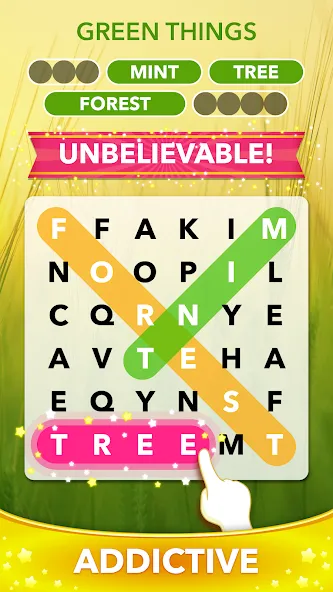 Скачать взлом Word Heaps Search — Word Games (Ворд Хипс Срч)  [МОД Unlocked] — последняя версия apk на Андроид screen 2