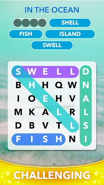 Скачать взлом Word Heaps Search — Word Games (Ворд Хипс Срч)  [МОД Unlocked] — последняя версия apk на Андроид screen 3