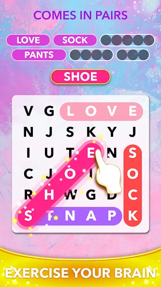 Скачать взлом Word Heaps Search — Word Games (Ворд Хипс Срч)  [МОД Unlocked] — последняя версия apk на Андроид screen 4