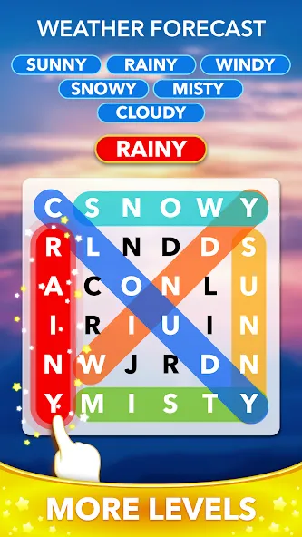 Скачать взлом Word Heaps Search — Word Games (Ворд Хипс Срч)  [МОД Unlocked] — последняя версия apk на Андроид screen 5