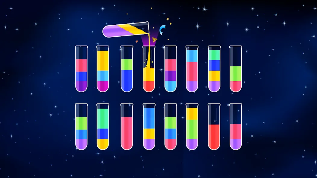 Взлом Water Sort Puzzle — Color Game (Уотер Сорт Пазл)  [МОД Бесконечные деньги] — последняя версия apk на Андроид screen 2
