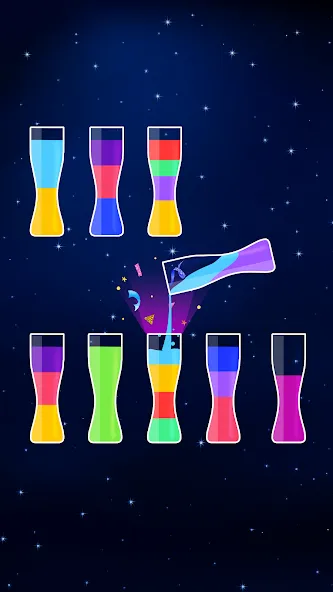 Взлом Water Sort Puzzle — Color Game (Уотер Сорт Пазл)  [МОД Бесконечные деньги] — последняя версия apk на Андроид screen 4